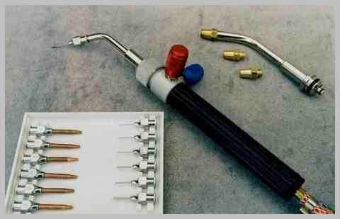 Micro Welding Torch + seperate melting tips and gooseneck