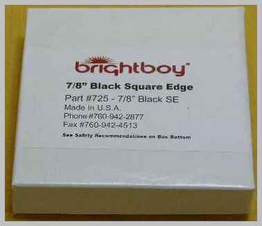 Square Edge Wheels, black (100)