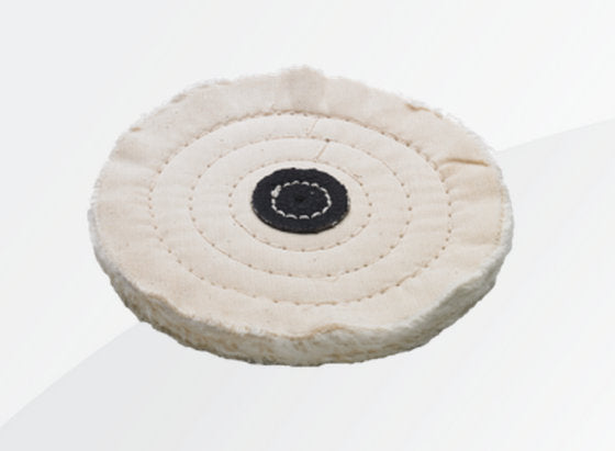 Unbleached Calico Buff, stitched 100mm