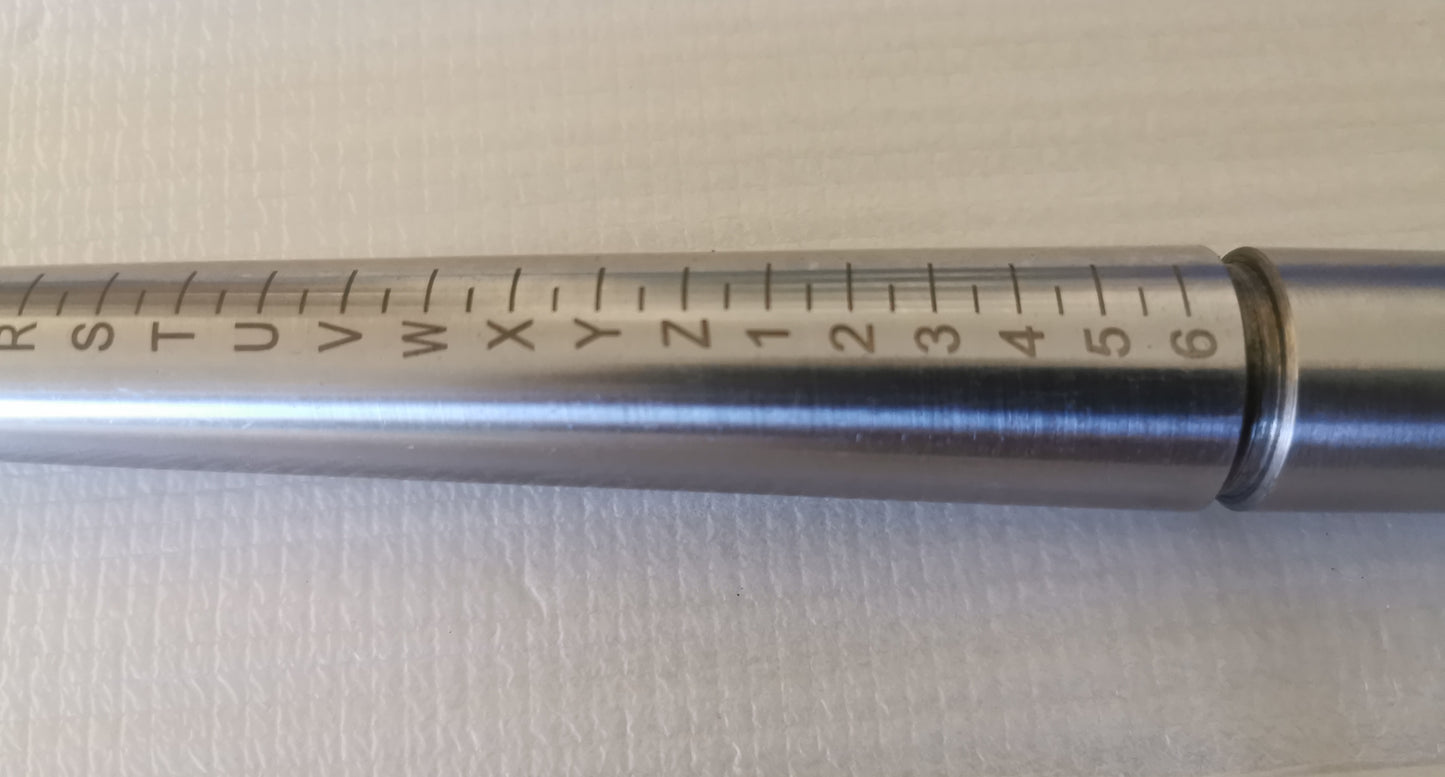 Ring mandrel, A-Z, 1-6