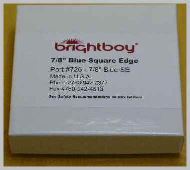 Square Edge Wheels, blue (100)