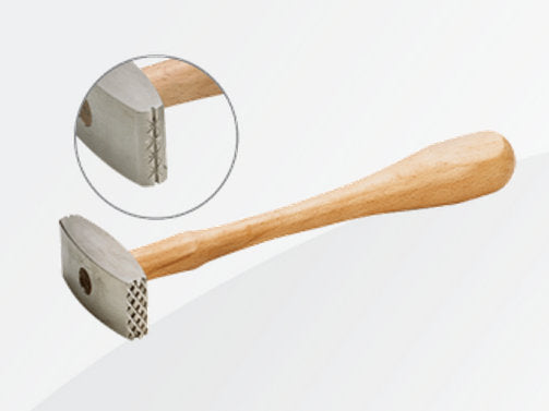 Hammer with cross-hash/rectangular